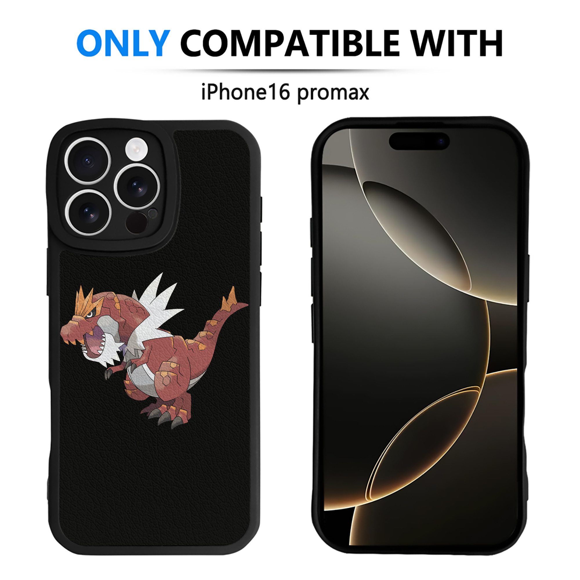 （画像用） ポケットモンスター Pokémon 【iPhone 16シリーズ対応】シリコンスマホケース（レザー調） 材質：シリコン